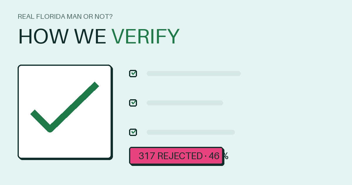 A checklist with a green tick: how every headline is checked before it enters the game